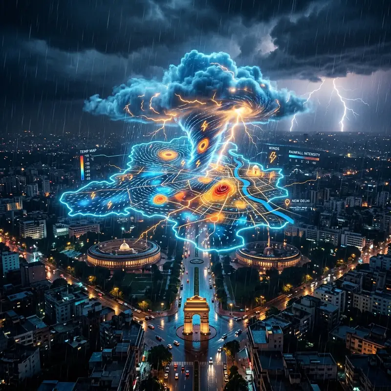 AI Weather Prediction: दिल्ली में भारी बारिश और जलभराव, जानिए कैसे एआई बदल रहा है मौसम का हाल! 🌧️🤖