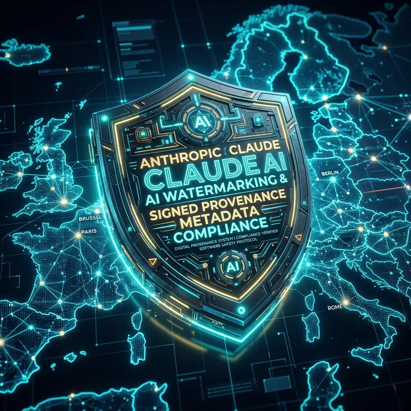 Anthropic Claude Watermarking EU AI Act: नए सुरक्षा नियम लागू! 💻🇪🇺