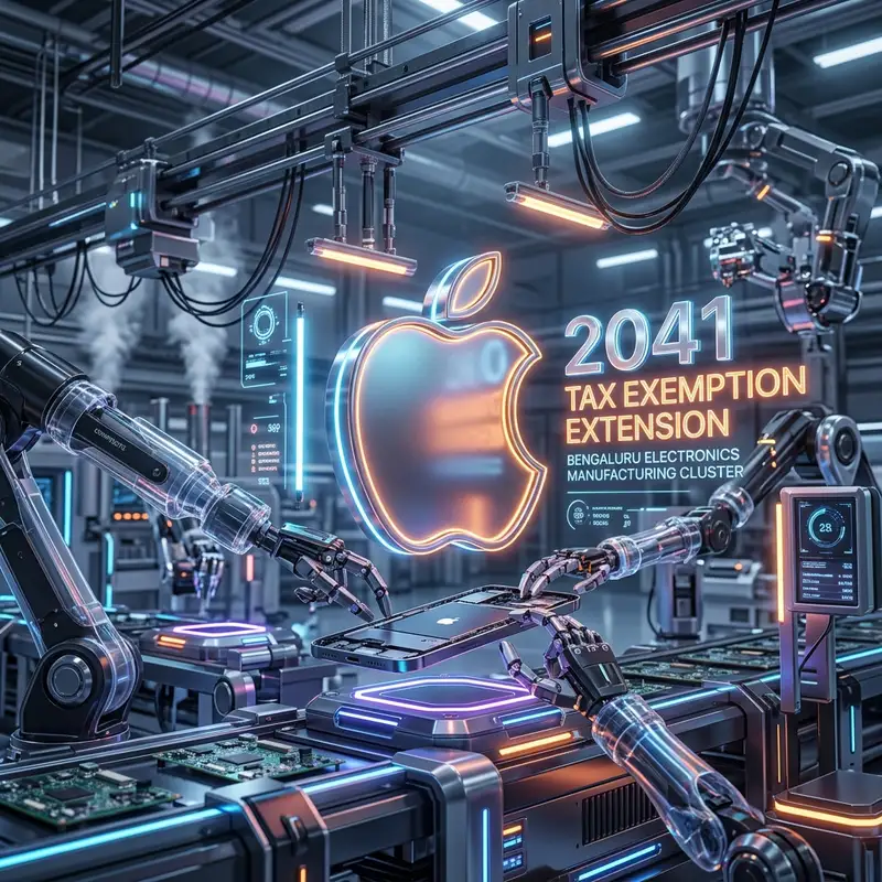 Apple India Tax Exemption Extension: 2041 तक मिला बड़ा टैक्स तोहफा! 🤖🍏
