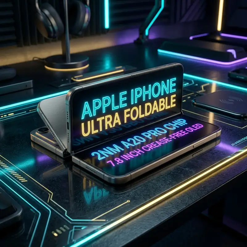Apple iPhone Ultra Foldable A20: 2nm चिप और फोल्डेबल डिजाइन का खुलासा! 📱🔥