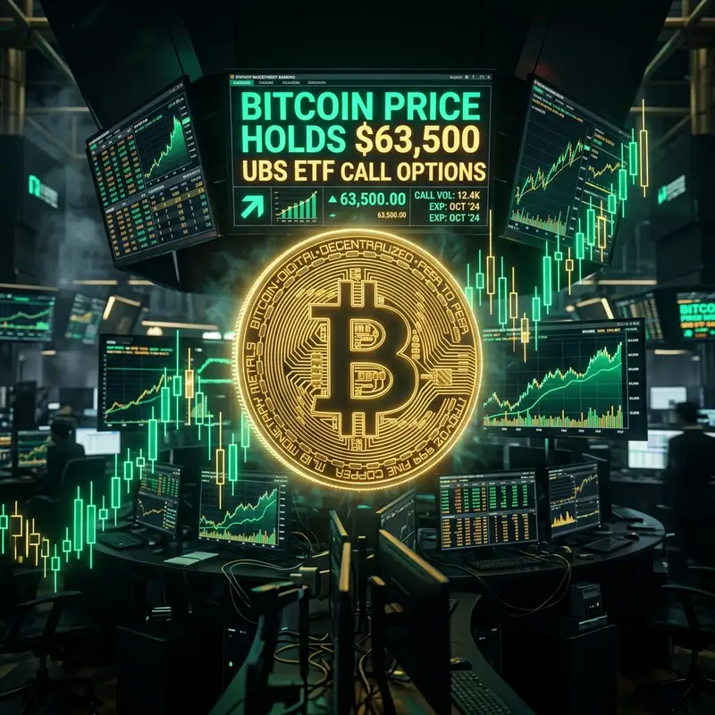 Bitcoin Price Holds $63500: UBS ने खरीदे भारी कॉल ऑप्शन्स! 💰📈