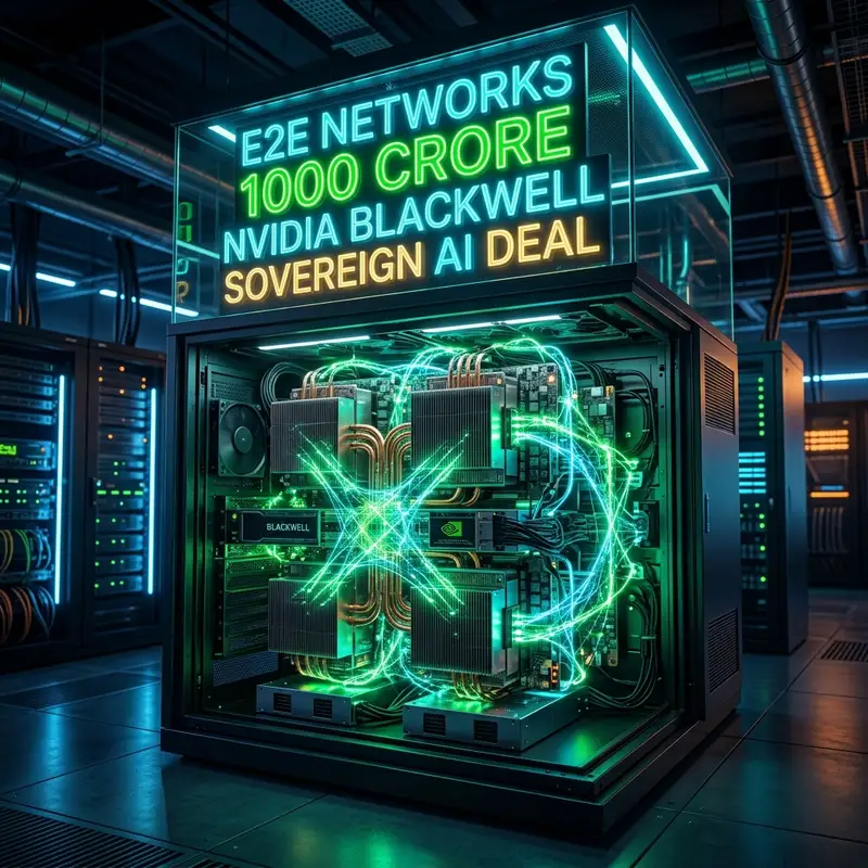 E2E Networks 1000 Crore Nvidia Blackwell: सॉवरेन AI के लिए ऐतिहासिक डील! 🤖⚡