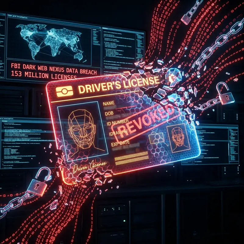 FBI Dark Web Nexus Breach: 153M ड्राइवरों का डेटा लीक! 💻🚨