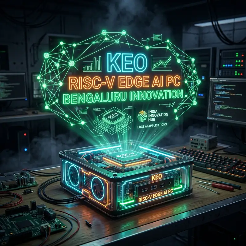 KEO RISC-V AI PC India: बेंगलुरु में बना स्वदेशी एज एआई कंप्यूटर! 🤖💻
