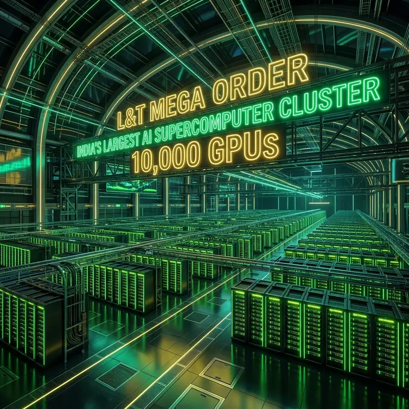 L&T Mega Order India AI Supercomputer: 15 हजार करोड़ का प्रोजेक्ट! 🤖🇮🇳