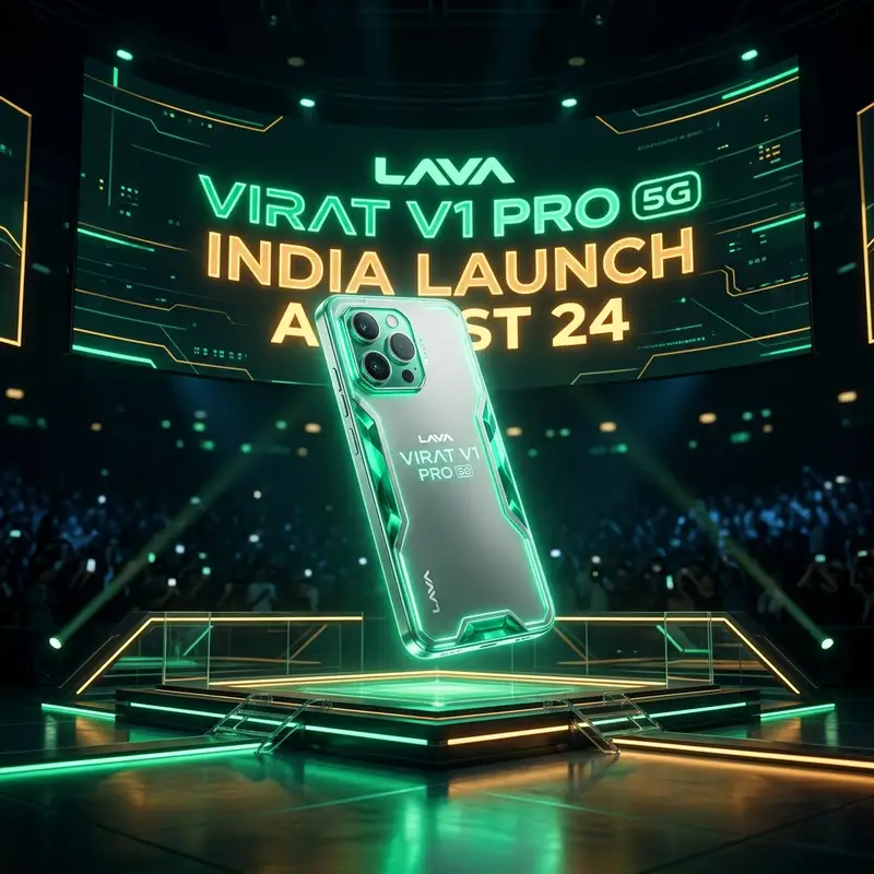 Lava Virat V1 Pro 5G Launch: 24 अगस्त को बजट में एंट्री! 📱🔥