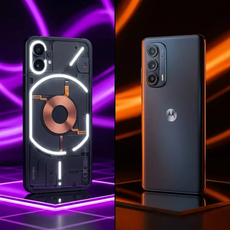 Nothing Phone (4a) Pro vs Motorola Edge 60 Pro: ₹35,000 के बजट में Clean Software King कौन?