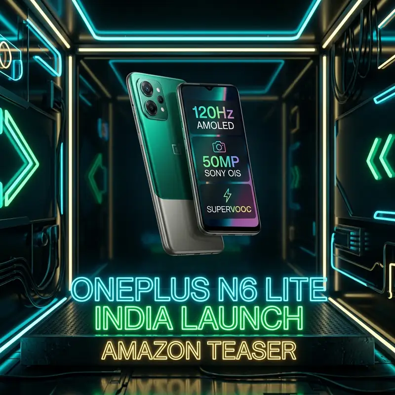 OnePlus N6 Lite India Launch: Amazon पर टीज़र जारी, फ्लैट डिस्प्ले! 📱🔥