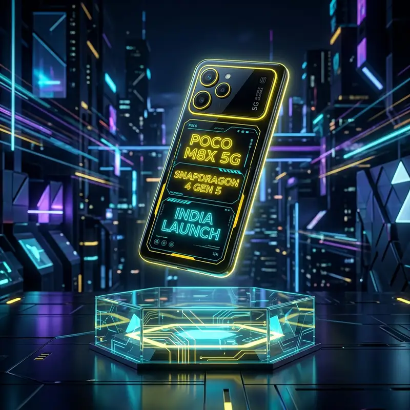 Poco M8x 5G India Launch: स्नैपड्रैगन 4 Gen 5 वाला पहला फोन! 📱⚡