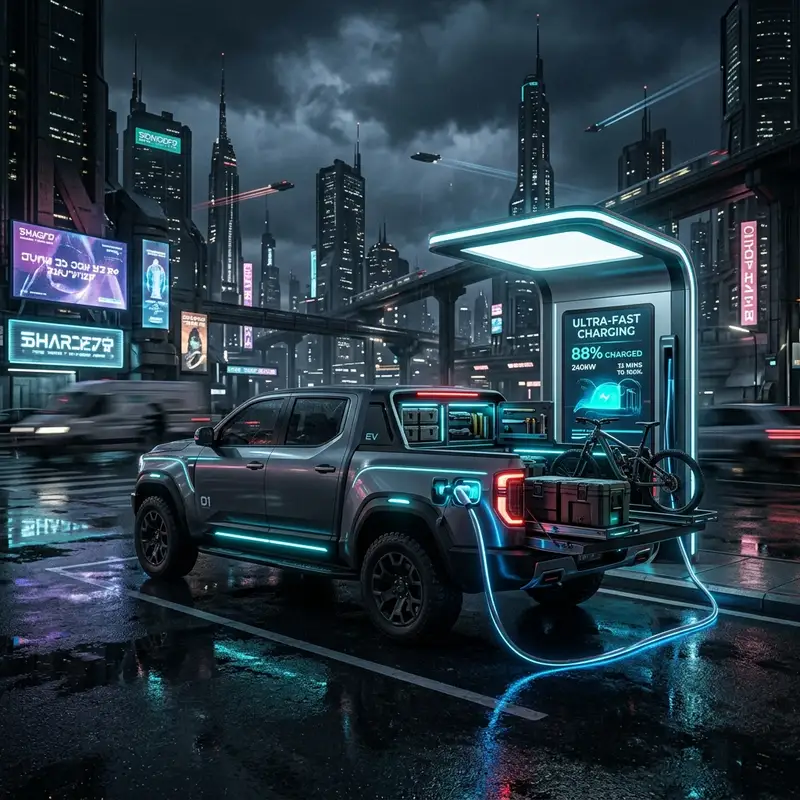 Slate Auto Electric Pickup: जेफ बेजोस समर्थित कंपनी ने लॉन्च किया ₹20 लाख का मॉड्यूलर ईवी ट्रक, भारत में डिजाइन पेटेंट दाखिल! 🚗⚡