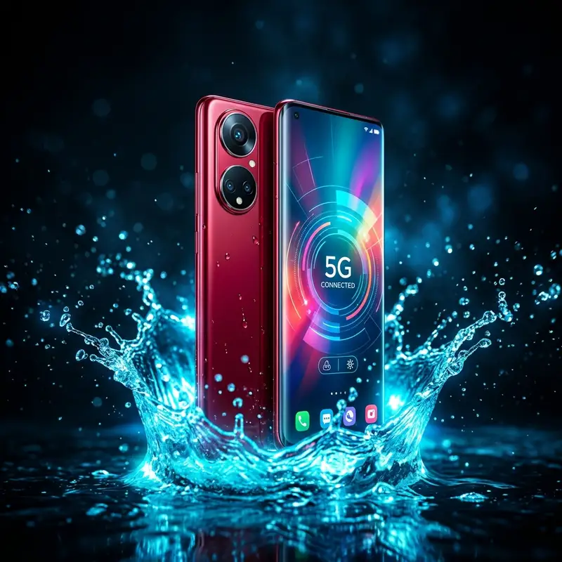 Vivo T5x 5G Fusion Red: 7200mAh बैटरी! 📱⚡