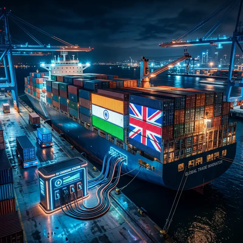 India UK Trade Agreement: सीईटीए हुआ लागू, भारतीय ईवी कंपनियों को विदेशी ब्रांड्स से बचाने के लिए मिला 5 साल का सुरक्षा कवच! 🚗⚡