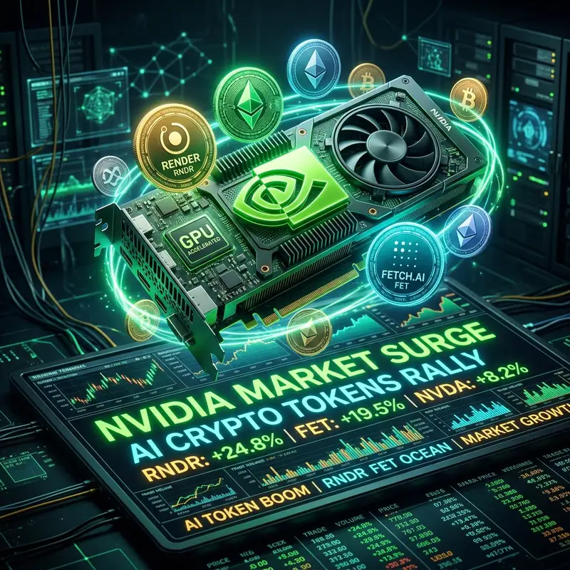 Nvidia Market Surge AI Crypto Tokens: RNDR और FET में भारी उछाल! 💰🚀