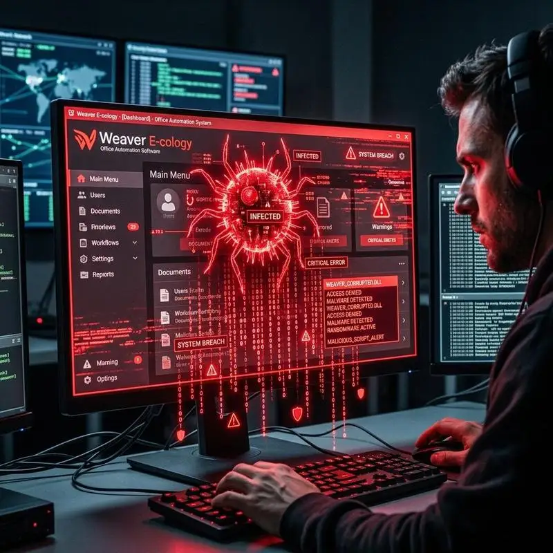 Weaver E-cology सॉफ़्टवेयर में खतरनाक Bug! Hackers कर रहे हैं इस्तेमाल 🚨💻