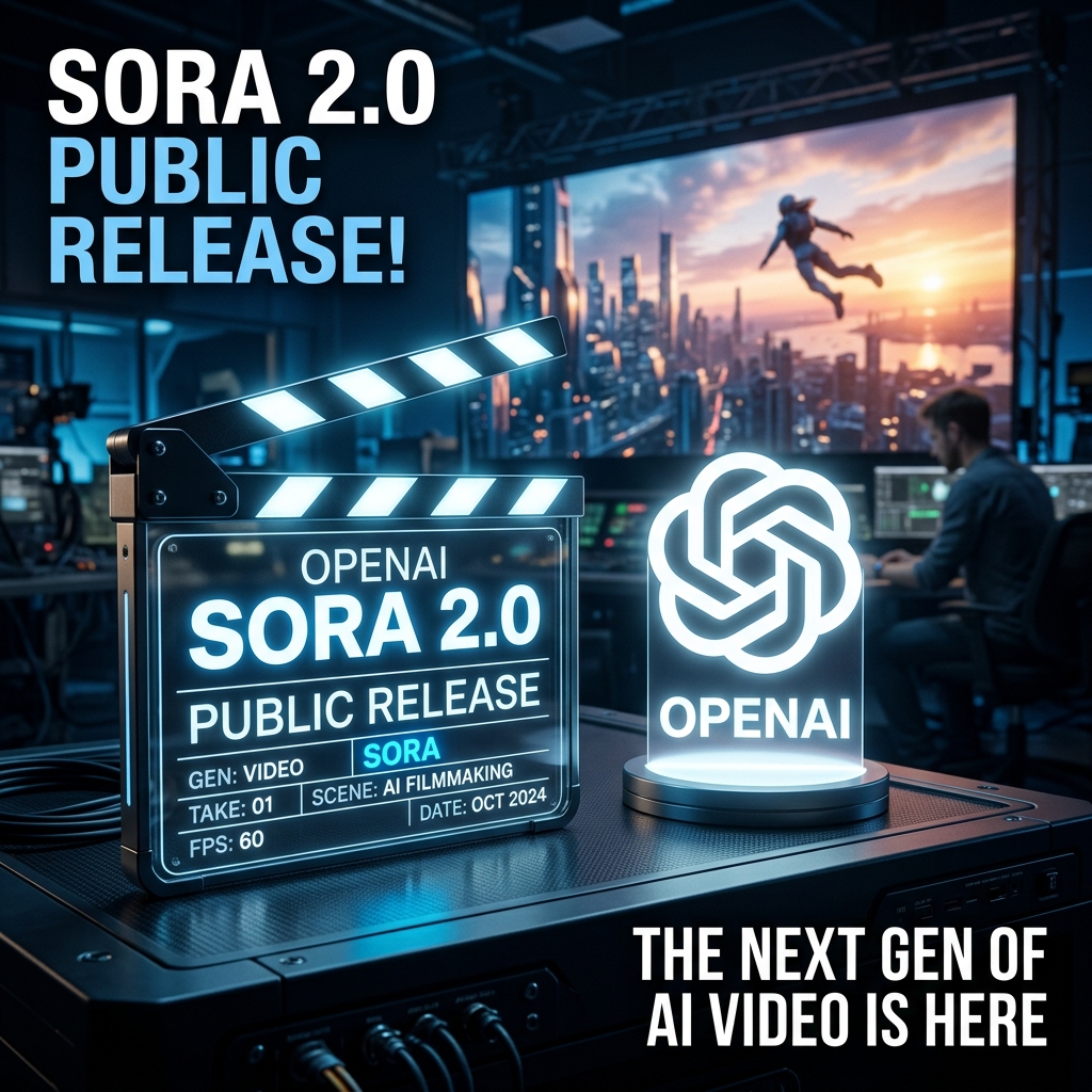 OpenAI Sora 2.0 Public Release: अब हर कोई बना सकेगा AI Movies! 🎬🔥