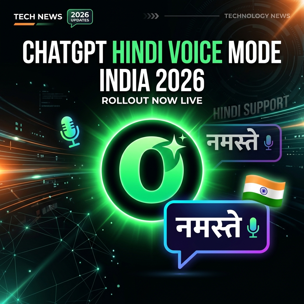 ChatGPT अब Hindi में बोलेगा — Free Voice Mode India में Launch