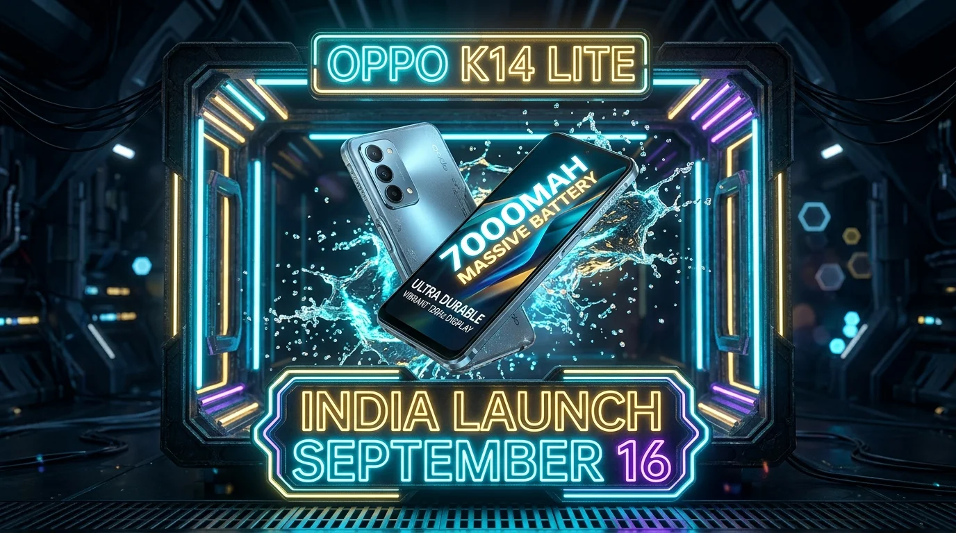 OPPO K14 Lite: 7,000mAh बैटरी और 120Hz स्क्रीन! 📱🔥