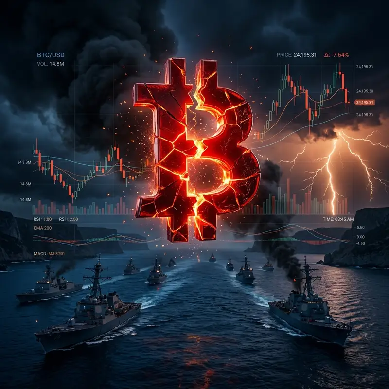 Strait of Hormuz Conflict: अमेरिका-ईरान तनाव के बीच गिरा क्रिप्टो मार्केट! 💰📉